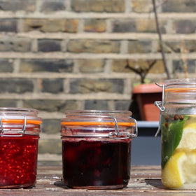 Jam, compote and preserved lemons