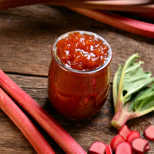 'Raspberry Red' Rhubarb Plant Soft Fruit