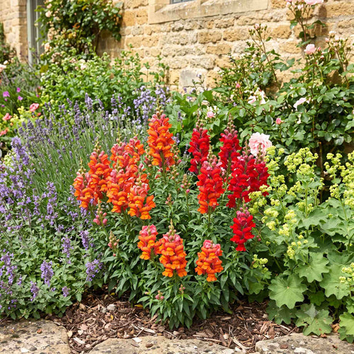 Antirrhinum 'Sonnet Orange Scarlet' Perennial Bedding