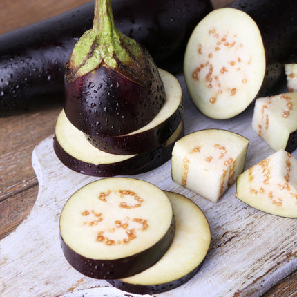 'Black Beauty' Aubergine Plants Vegetables