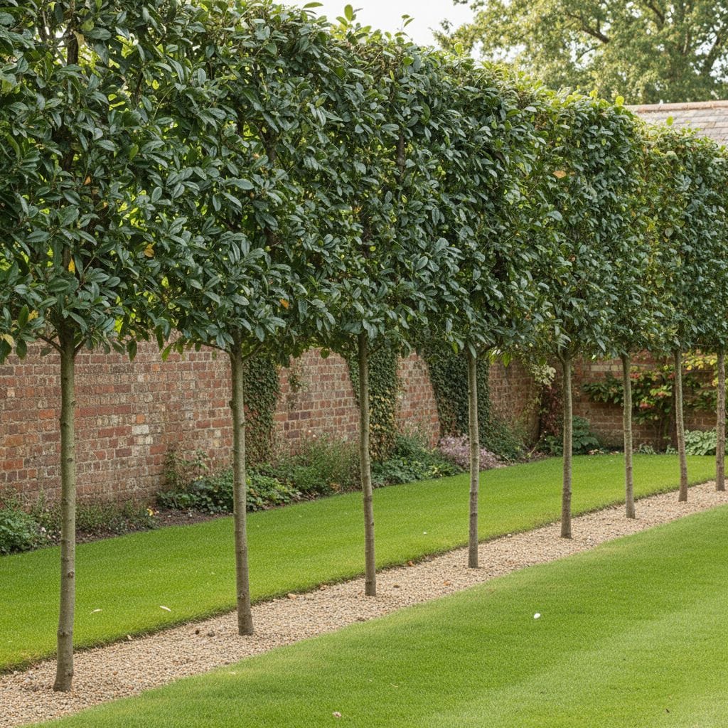 Pleached Ebbinge s Silverberry Tree Elaeagnus X Ebbingei Roots Plants pleached-ebbinge-s-silverberry-tree-elaeagnus-x-ebbingei-roots-plants