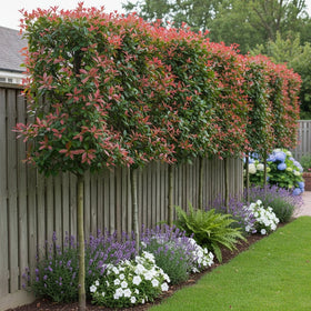 Pleached Photinia Tree | Photinia x fraseri 'Red Robin' Ornamental Trees
