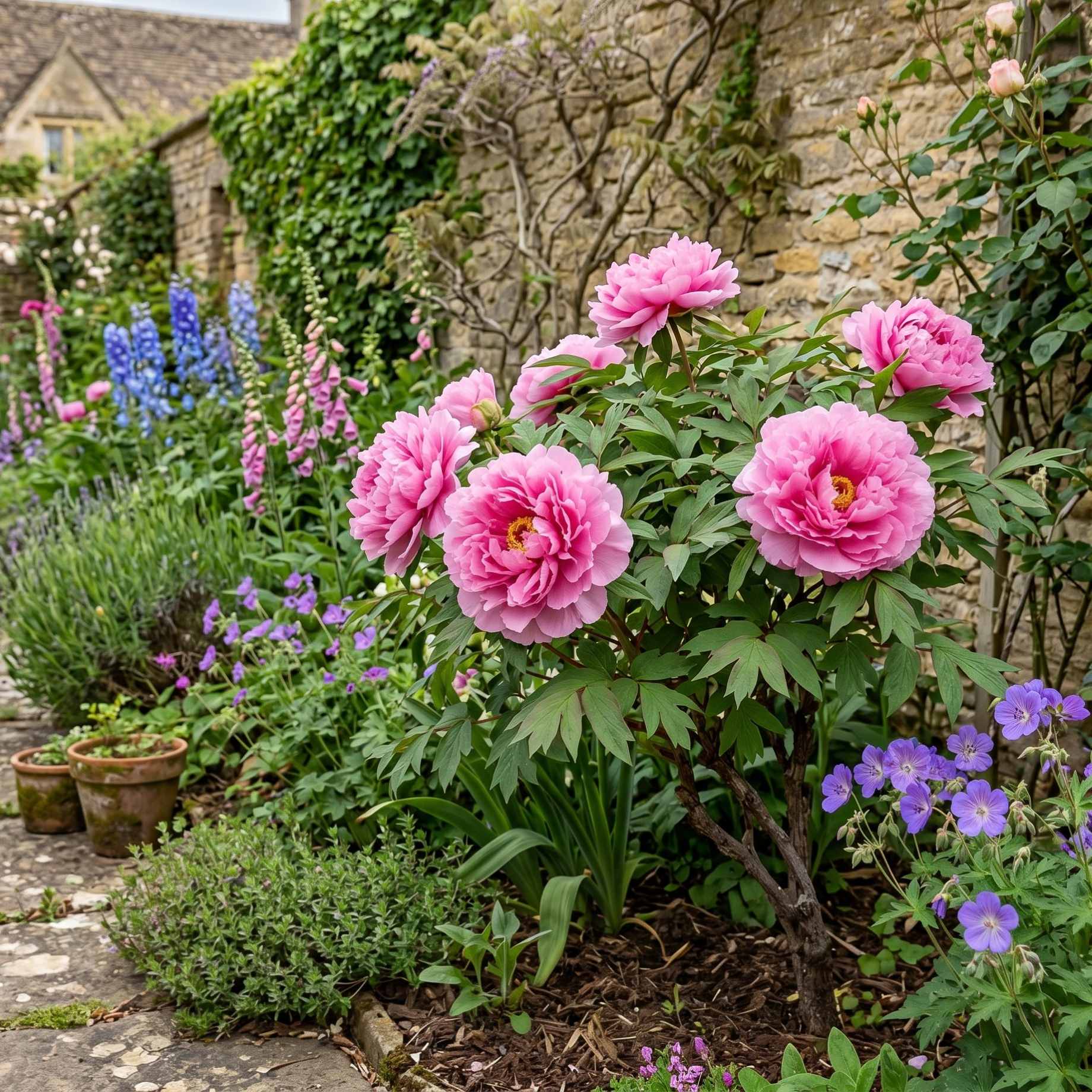 Fu Rong Plant Tree Peony 'Rou Fu Rong' – Roots Plants