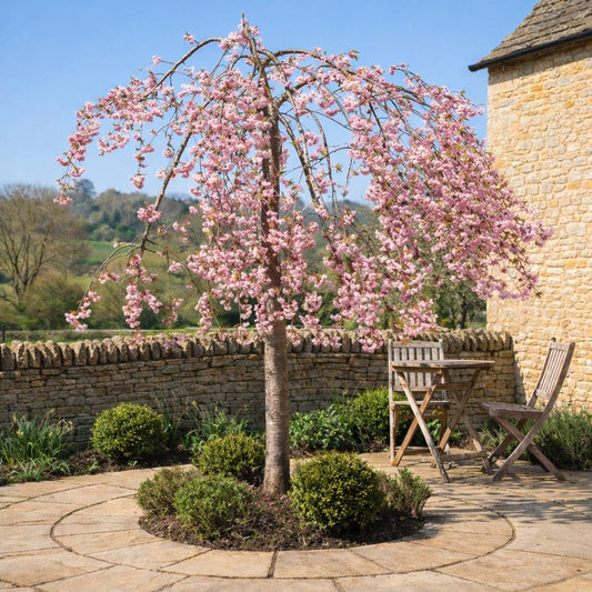 Cheal's Weeping Cherry Blossom Tree | Prunus 'Kiku-shidare-zakura' Ornamental Trees