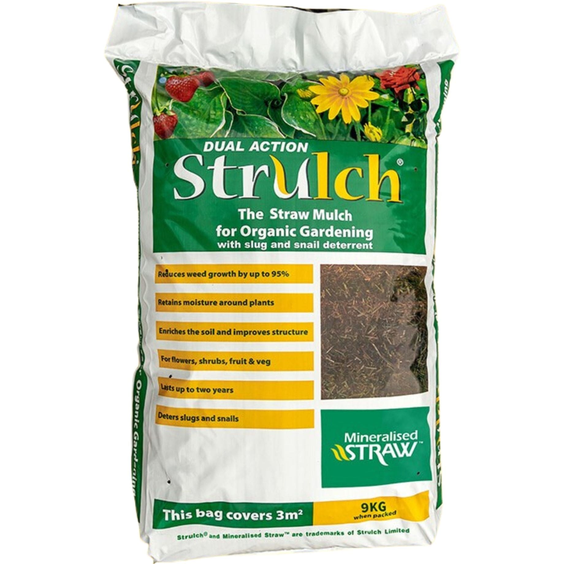3m² Strulch | The Straw Mulch for Organic Gardening